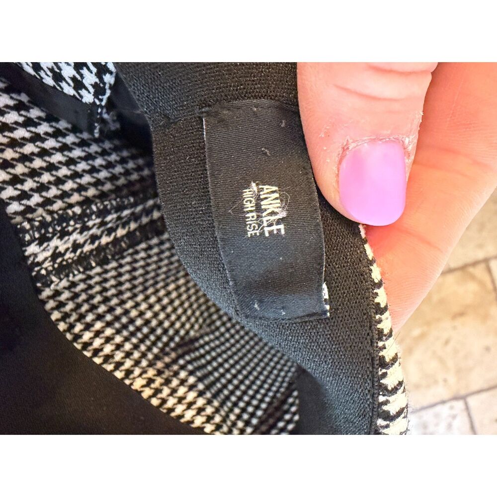 Express Houndstooth High Rise Ankle Pants - Picture 5 of 5